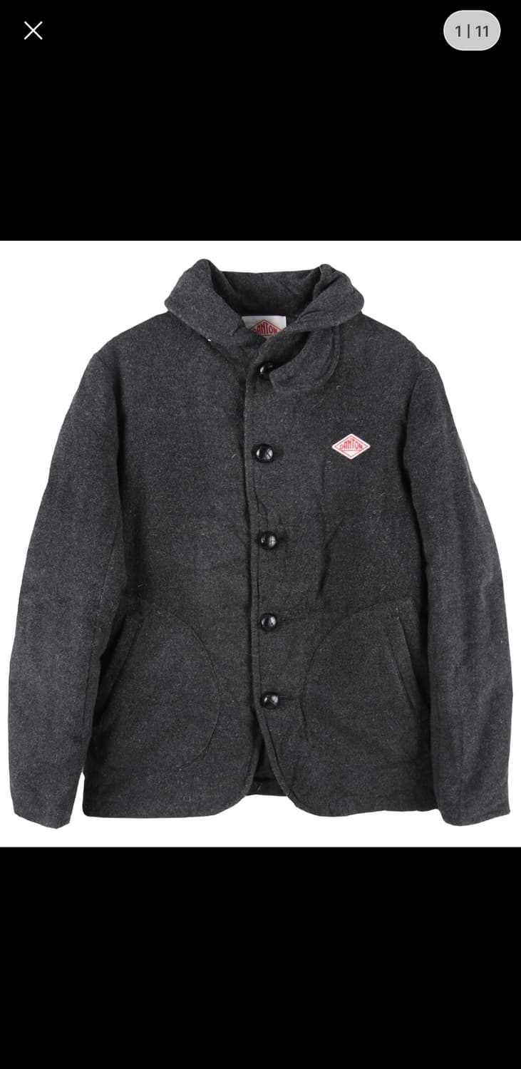 DANTON x BEAMS 단톤 x 빔즈 콜라보 다운 울 패딩(M) 상품이미지1