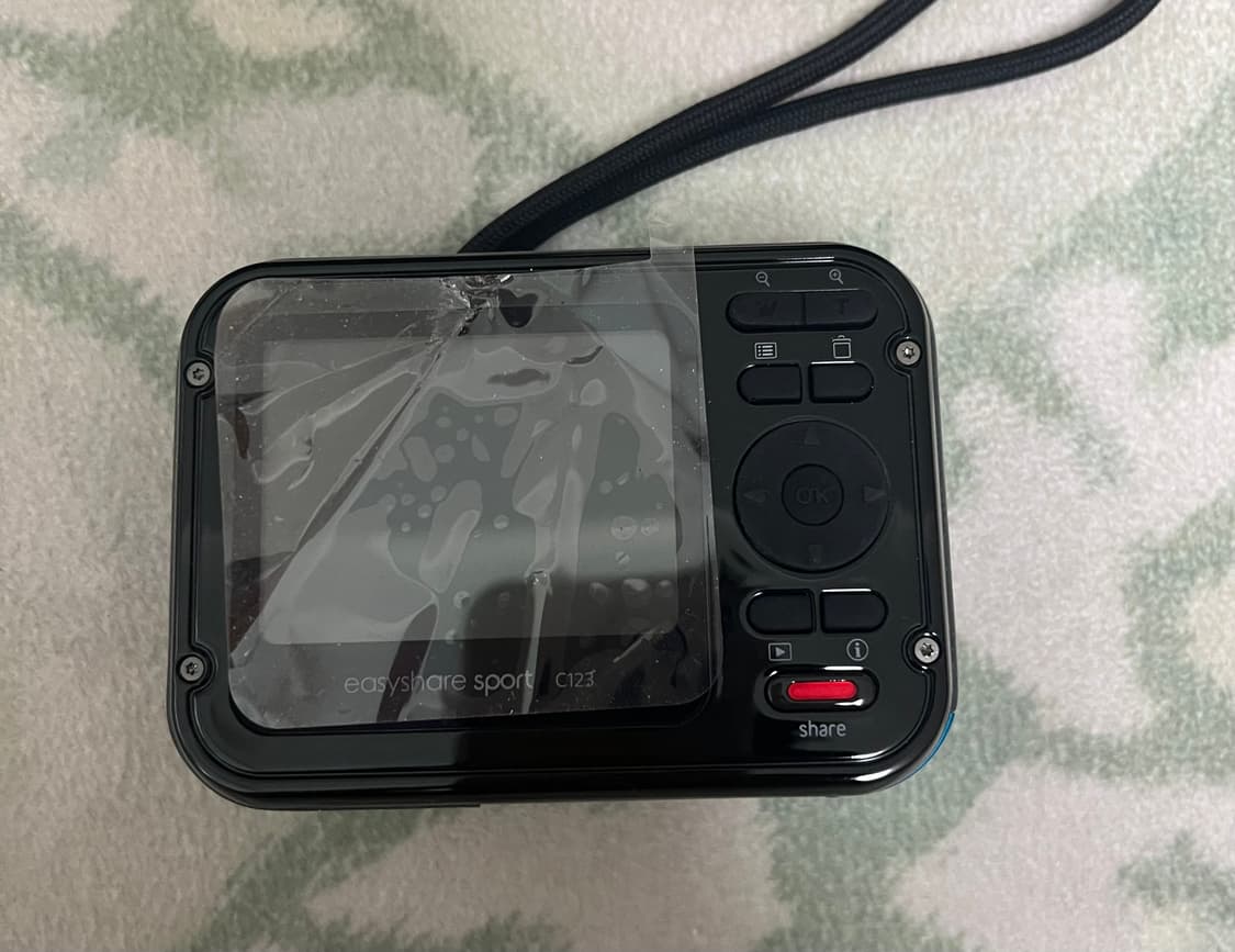 코닥 c123 딥블루 빈티지 방수 카메라 디카 상품이미지2