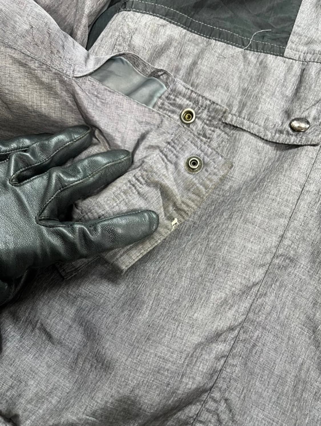 PANELIZE DESIGNED BOMBER JACKET GRAY 상품이미지3