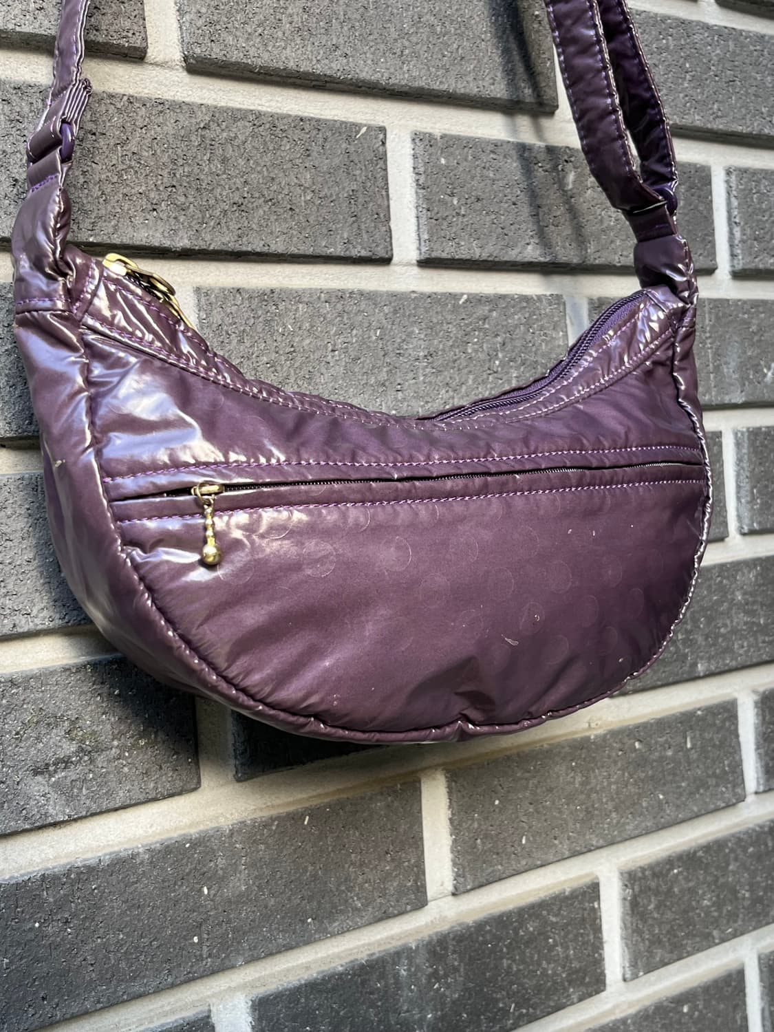 PORTER 포터 도트 호보백 퍼플 상품이미지3