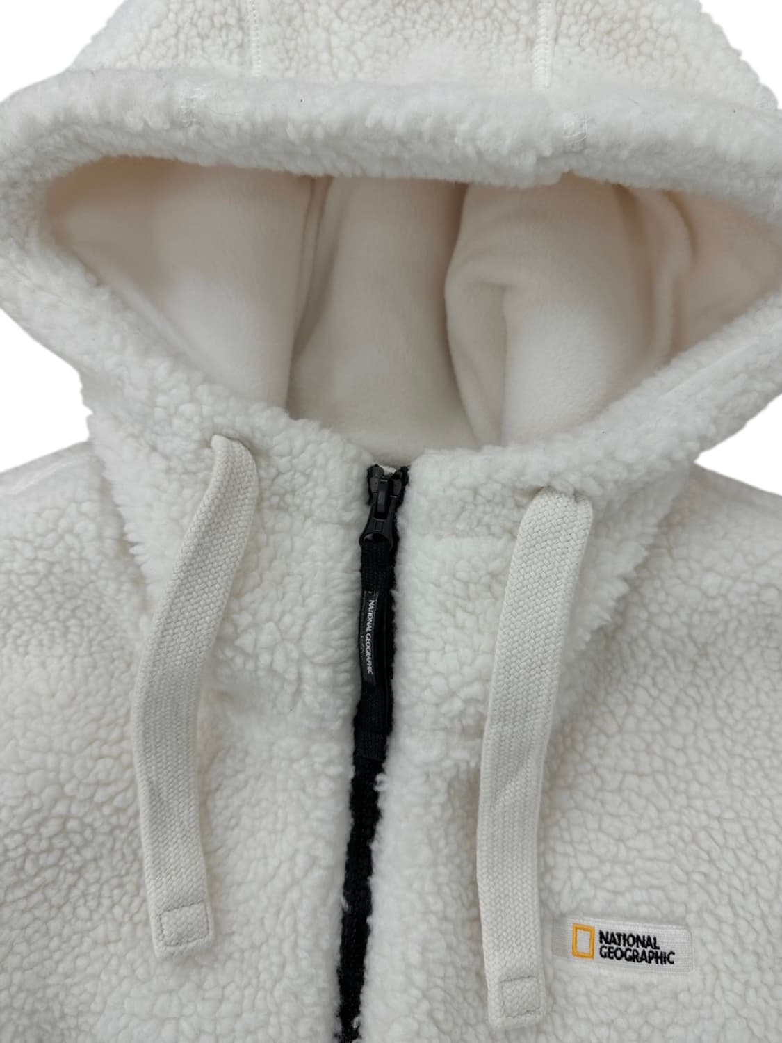 내셔널지오그래픽 플리스 아이보리 (S) 상품이미지3