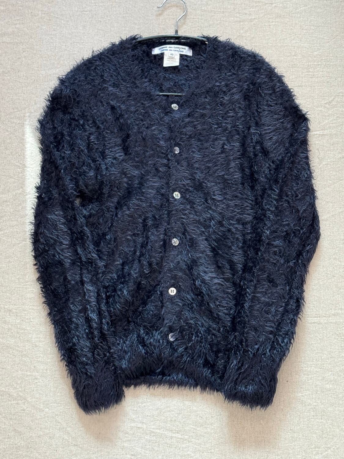 꼼데가르송 꼼꼼 샤기 가디건 상품이미지1