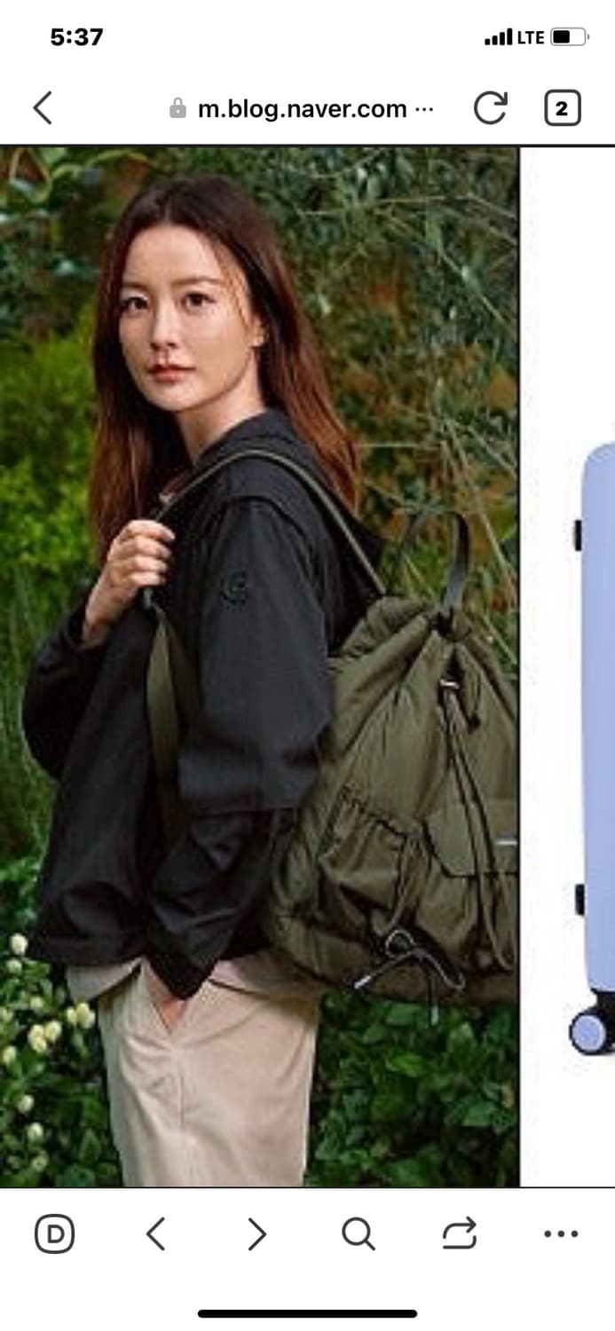 만다리나덕 정유미 범프 백팩 상품이미지1