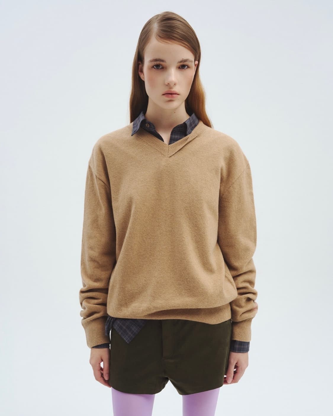 [새상품] TFRL 티에파렐 트위스트 브이넥 니트  상품이미지2