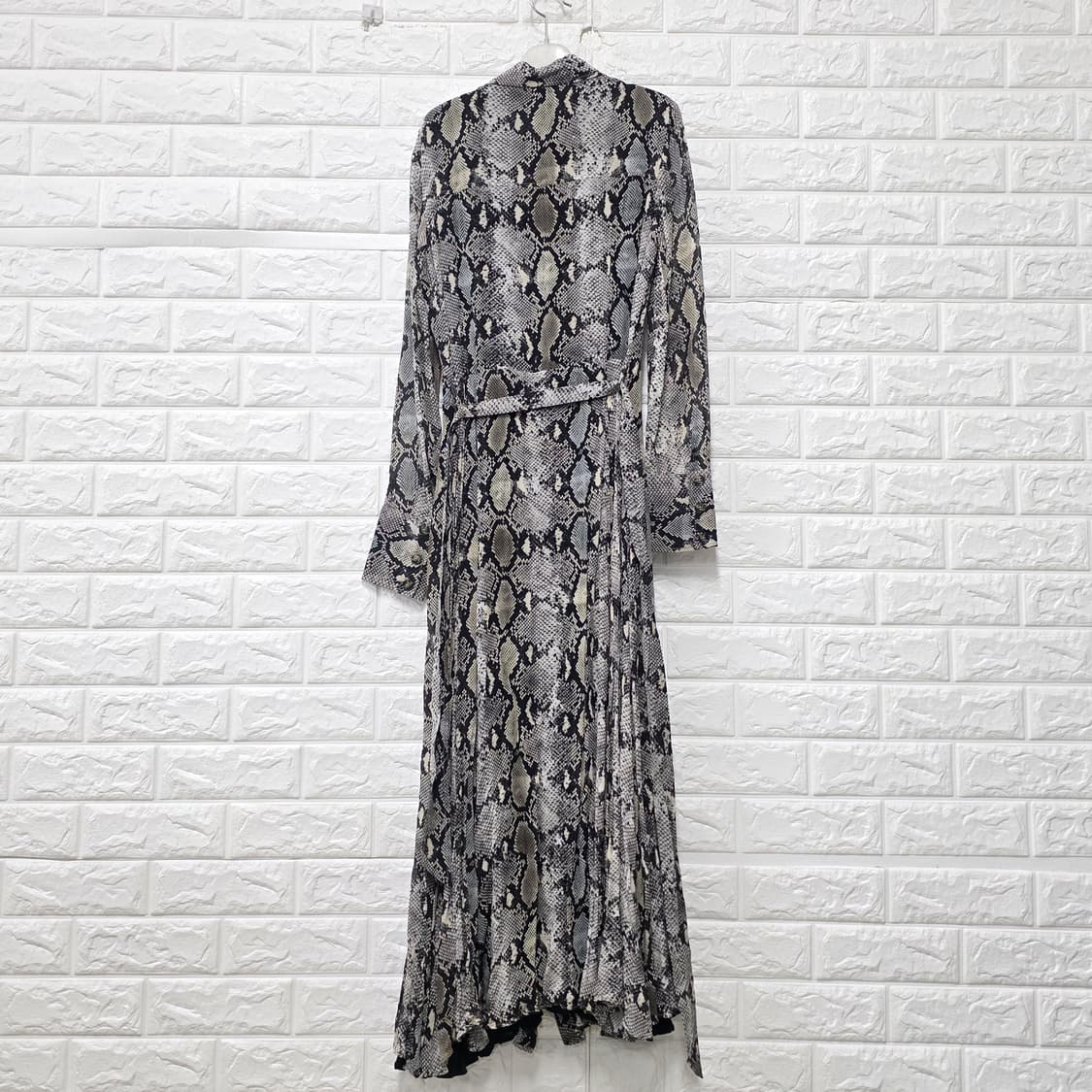 택포_ 마시모두띠 스네이크 패턴 롱 원피스 M ehf 상품이미지4