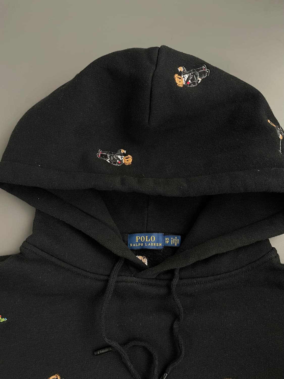 [XS] 폴로 랄프로렌 곰돌이 자수 멀티 로고 오버핏 후드 티 상품이미지7