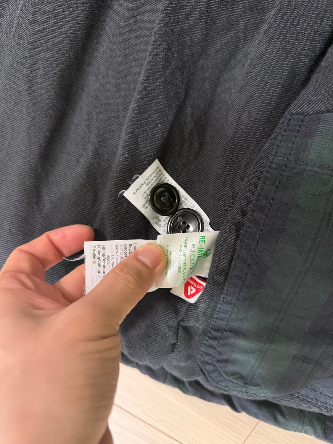 제이크루 블랙와치 자켓 s 상품이미지6