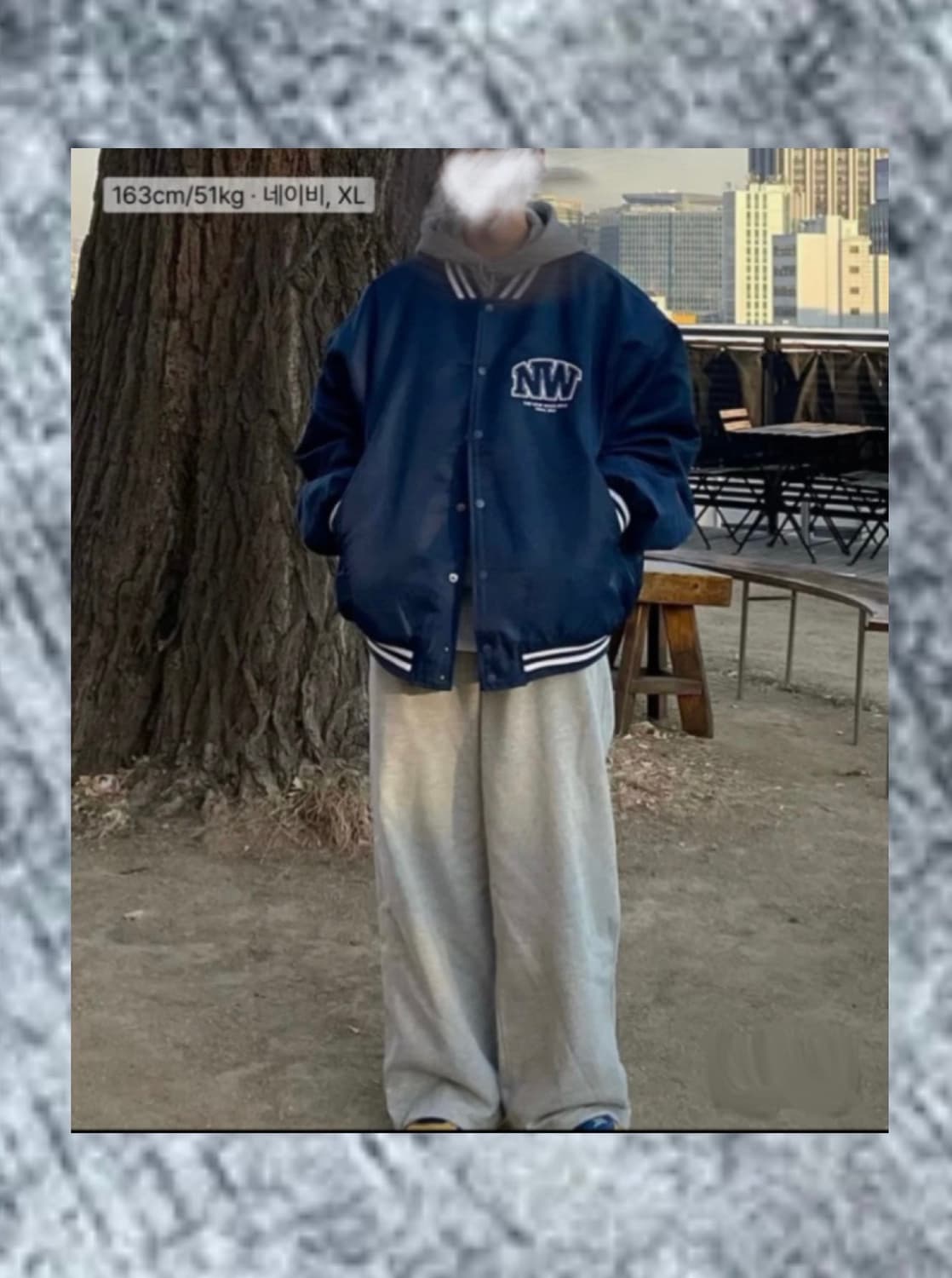 ( perstep) 퍼스텝겜빗 스타디움 자켓 네이비XL 상품이미지2