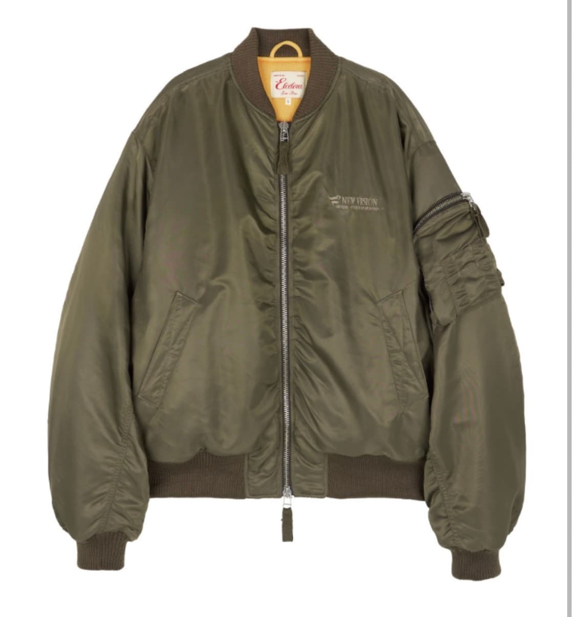 ETCE 리버시블 오버사이즈 봄버 브라운 L 상품이미지2