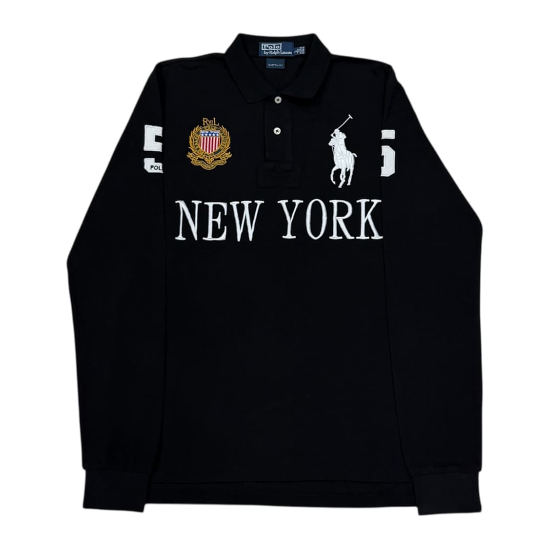 폴로 랄프로렌 빅포니 치프키프 뉴욕 PK 카라티 블랙 L 상품이미지1