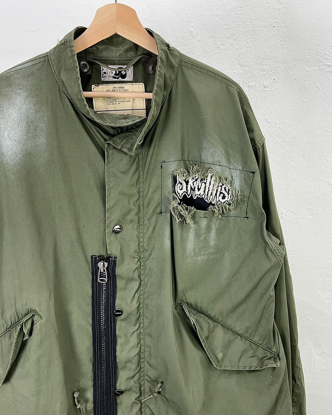 스컬리즘 M65 리메이크 마릴린 워크 패치 야상 자켓 상품이미지3