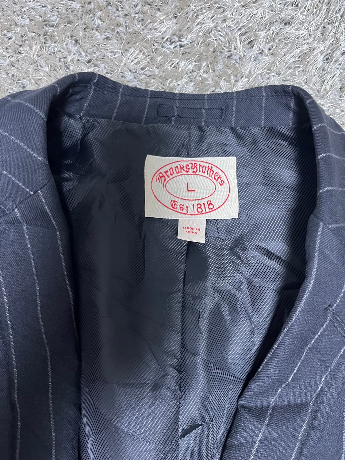 브룩스브라더스 스트라이프 블레이저 사이즈 105 상품이미지3