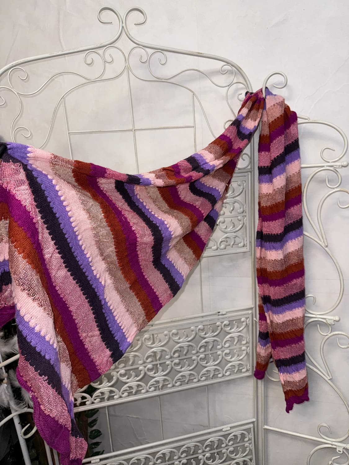 Missoni mixed pink purple maxi muffler 상품이미지2