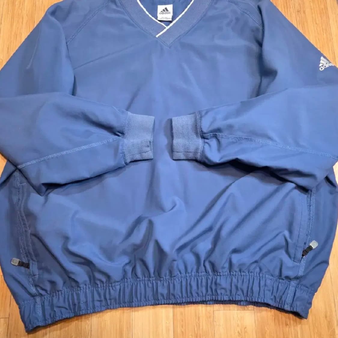 아디다스 삼각로고 웜업 풀오버 (실2XL)
 상품이미지3