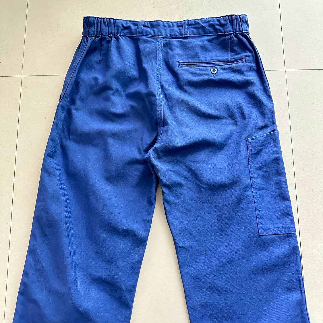 르라부어 프렌치 워크 팬츠 블루 (40) 상품이미지8