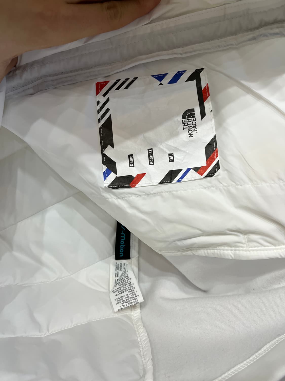 노스페이스 22 베이징 팀 코리아 V 자켓 경량패딩 95 상품이미지7