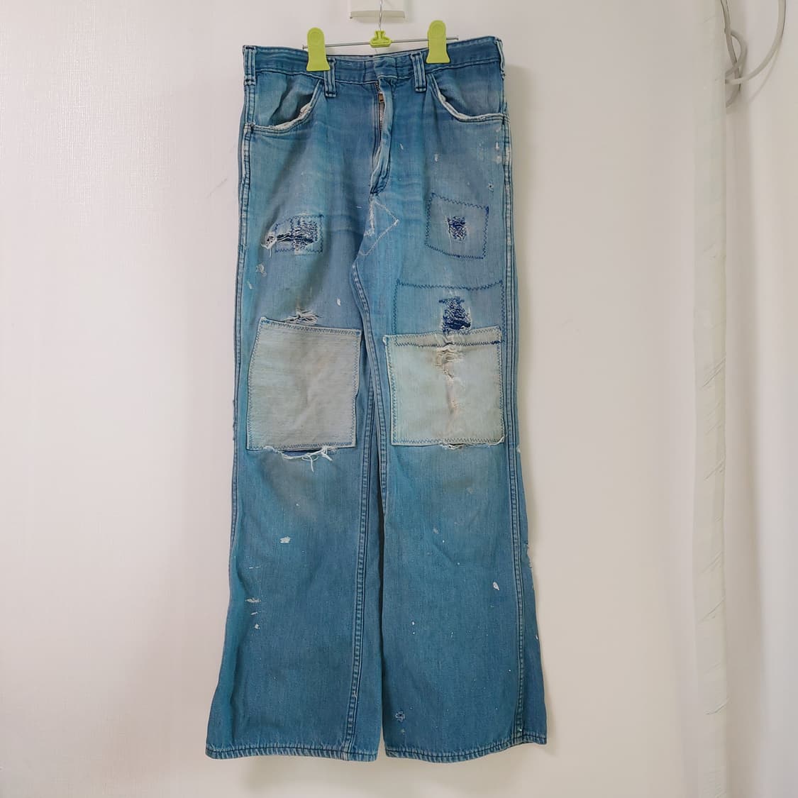 70s 빈티지 디스트레스드 선페이드 팬츠 상품이미지1