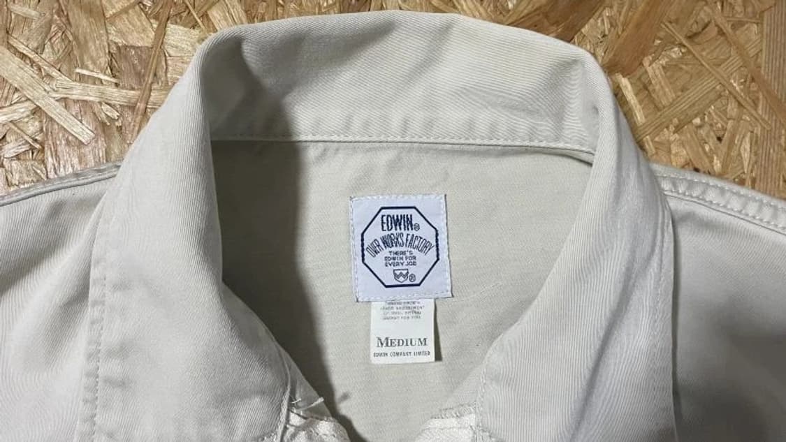 재패니즈 빈티지 90s 오버 웍스 팩토리 사틴 초어 자켓 M 상품이미지3