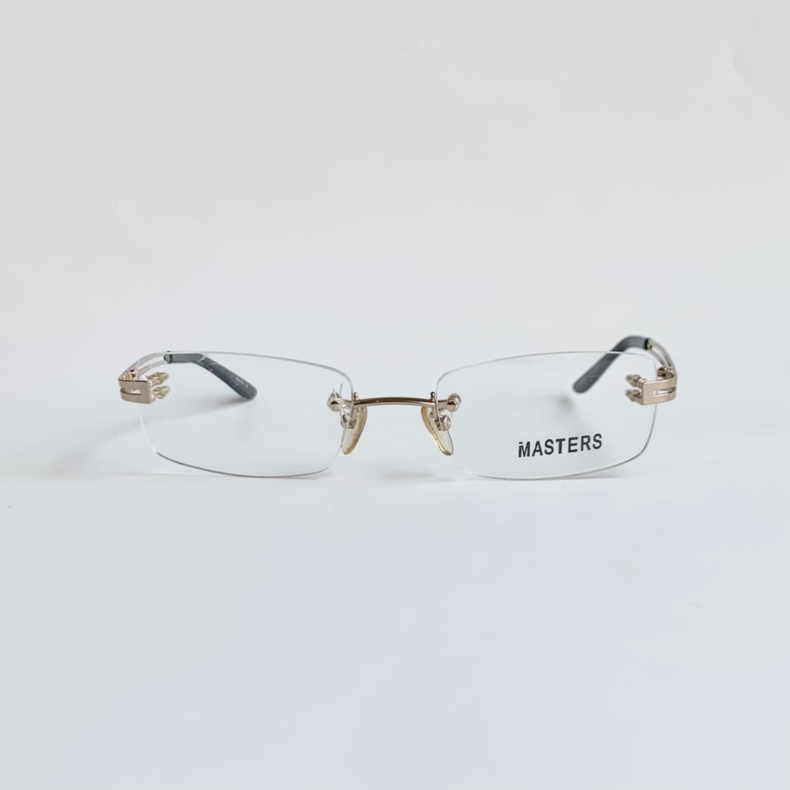 [픽키-729] 데드스탁 무테 사각 초경량 메탈 빈티지안경 상품이미지1