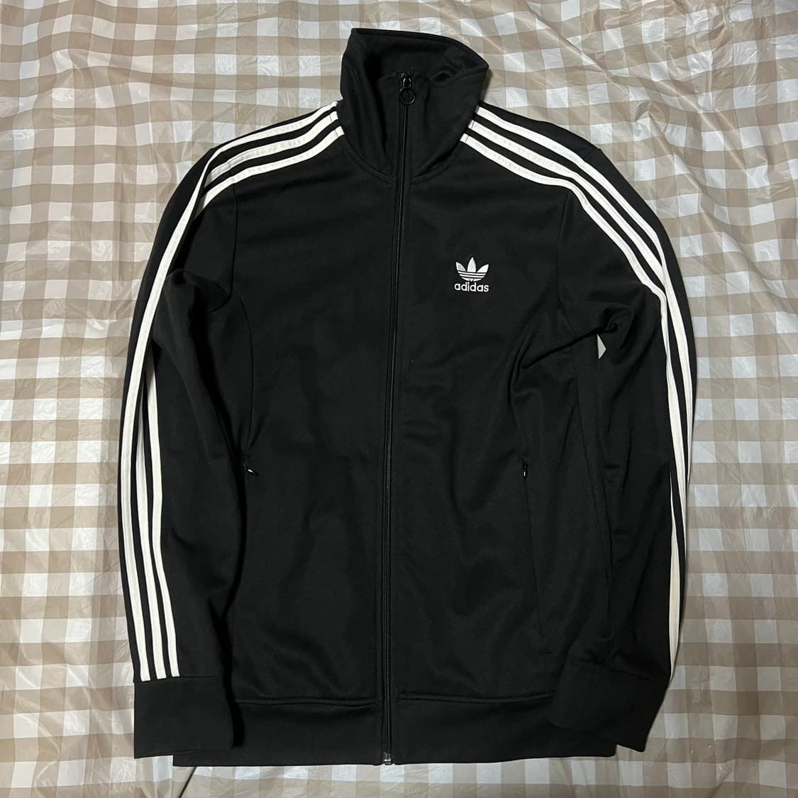 아디다스 유로파 져지 블랙 100 삼선 트랙탑 집업 Y2K 상품이미지1