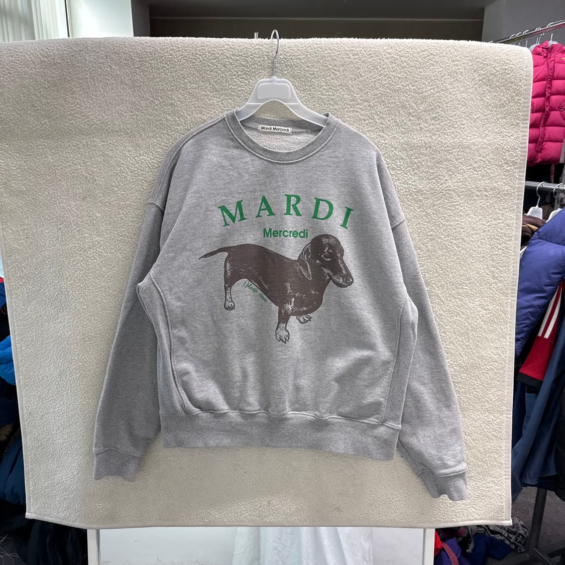 마르디메크르디 화이트 니트 상품이미지7