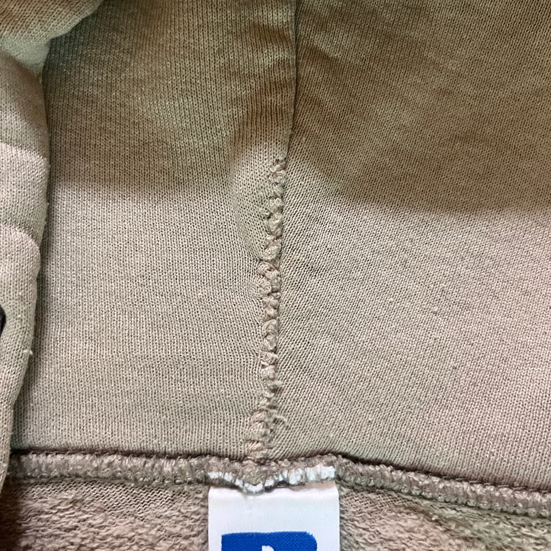 [M] 90s 빈티지 러셀 후드집업 베이지 상품이미지6