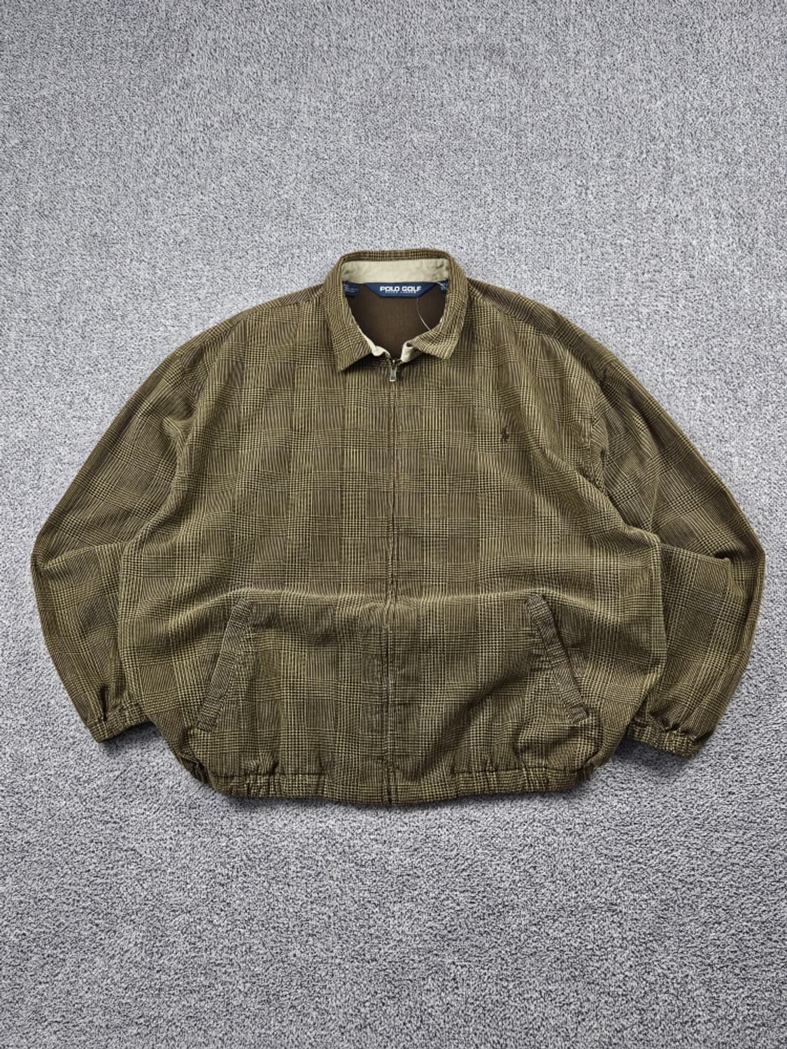 폴로 골프 체크 코듀로이 블루종 ( 2XL ) / 9762 상품이미지1
