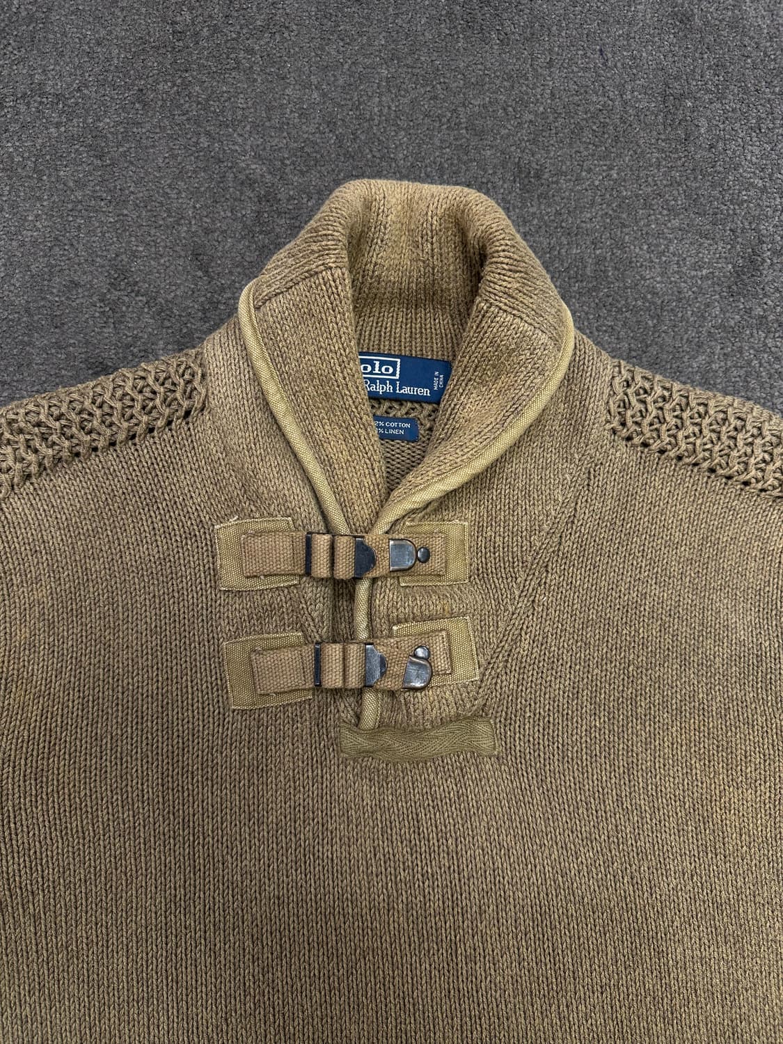 폴로 랄프로렌 숄카라 니트 M 상품이미지2