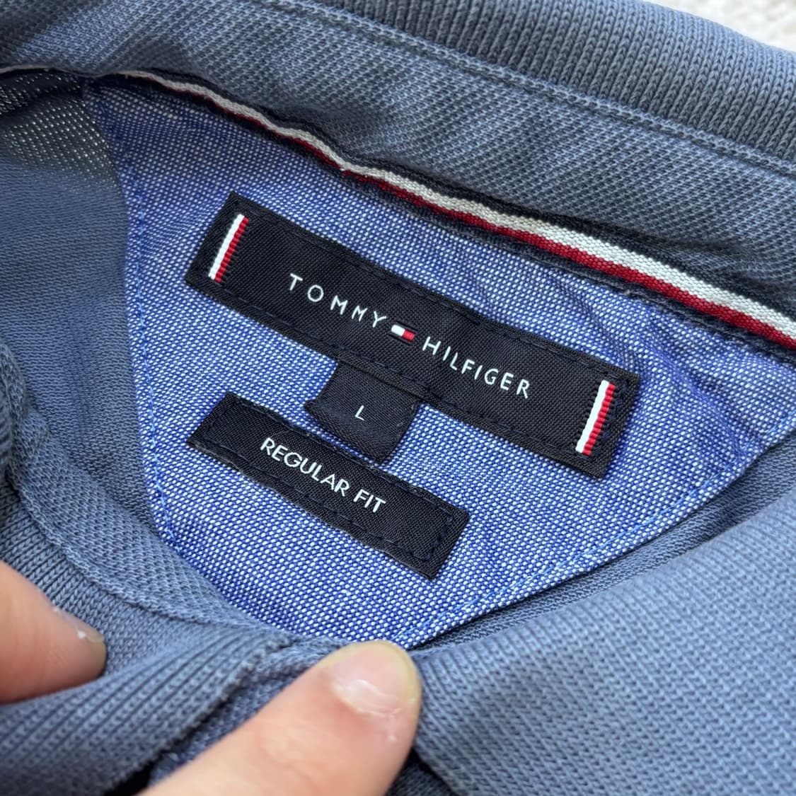 L 타미힐피거 남성 폴로 카라 티셔츠 0306E 상품이미지3