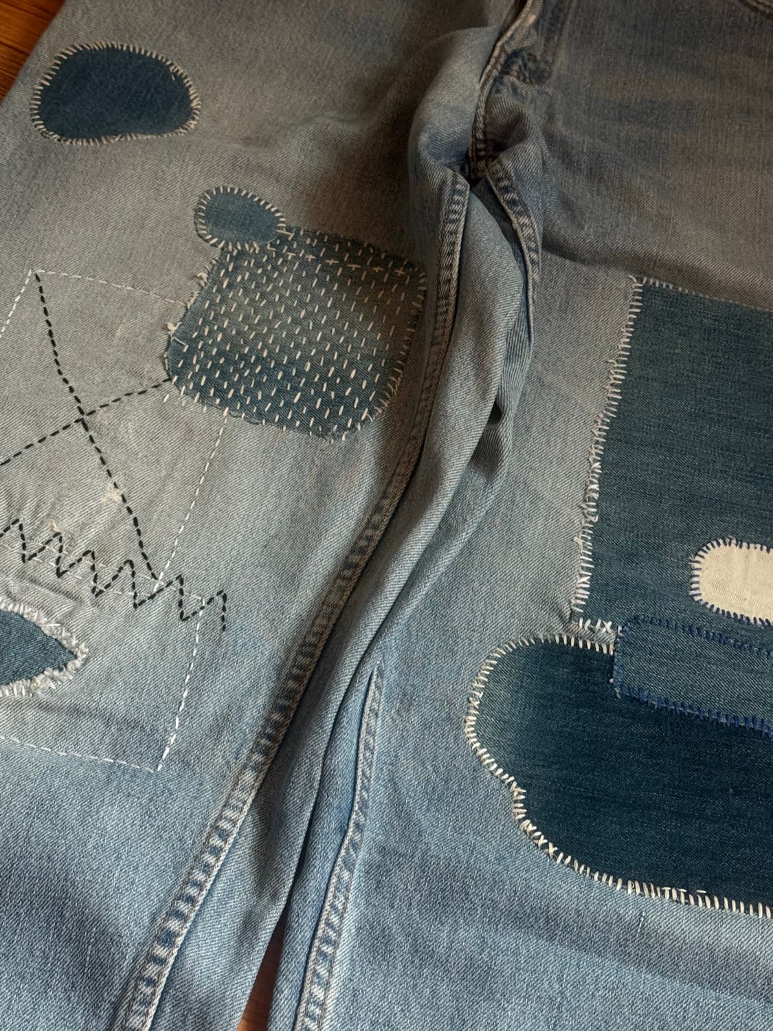 90s CANADA 리바이스 560 패치워크 34/30 상품이미지2