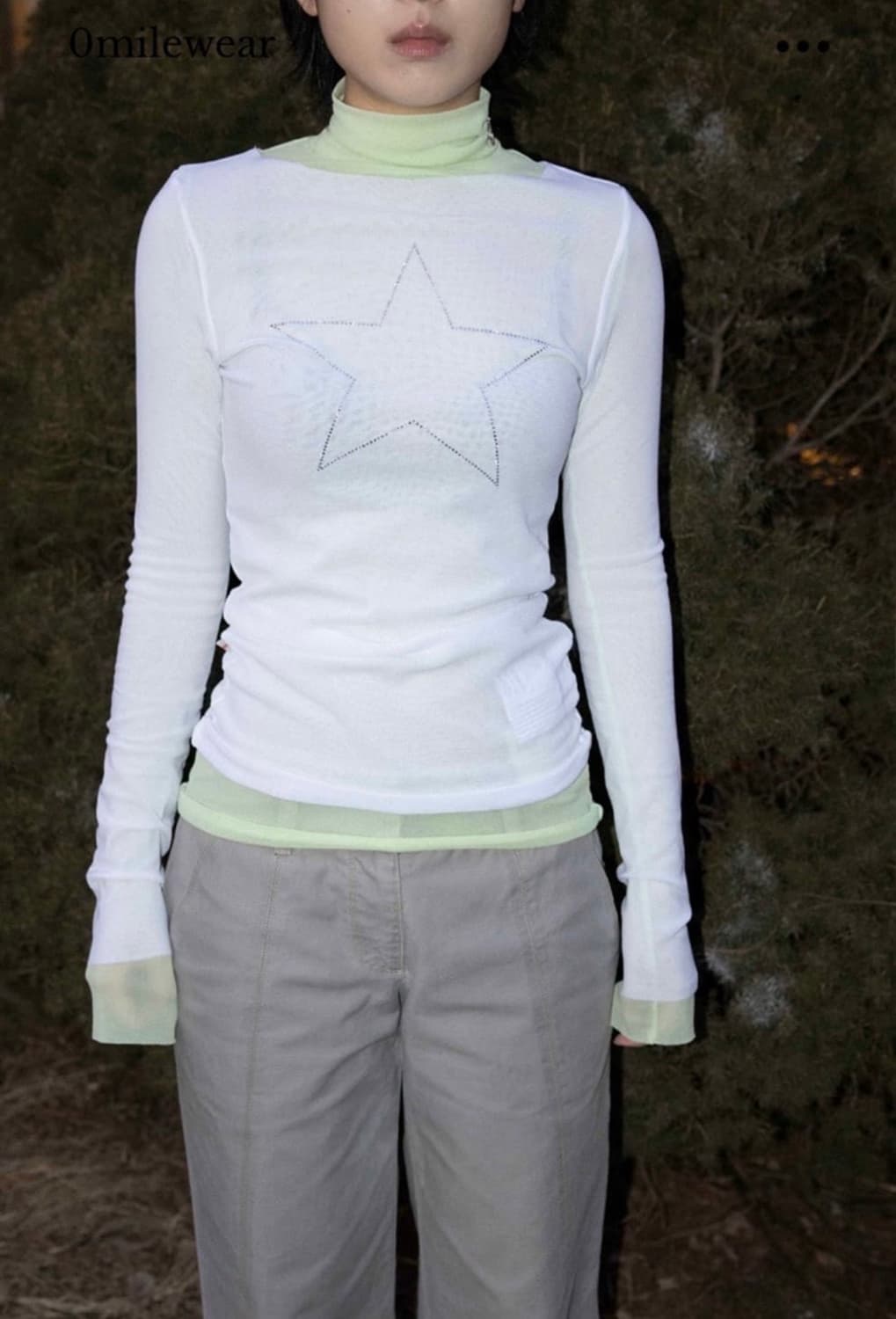 0milewear 영마일웨어 레이어드 슬리브리스 세트 상품이미지1