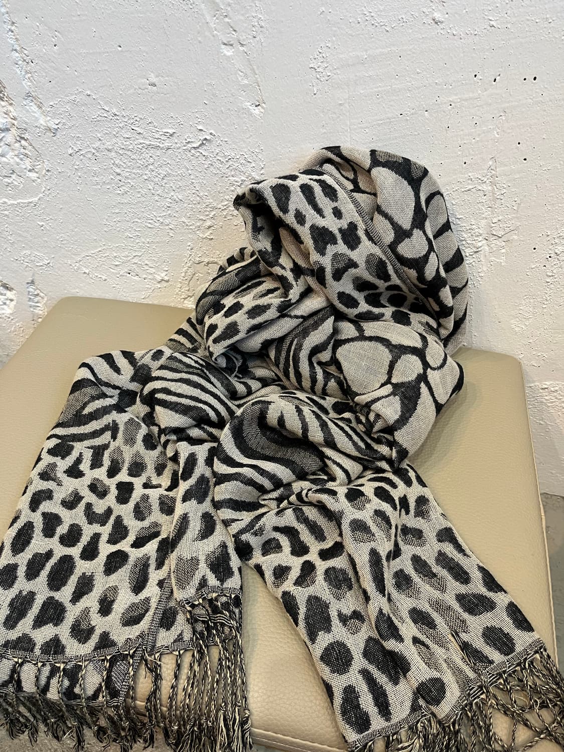 JPN 레오파드 머플러 스카프 상품이미지1