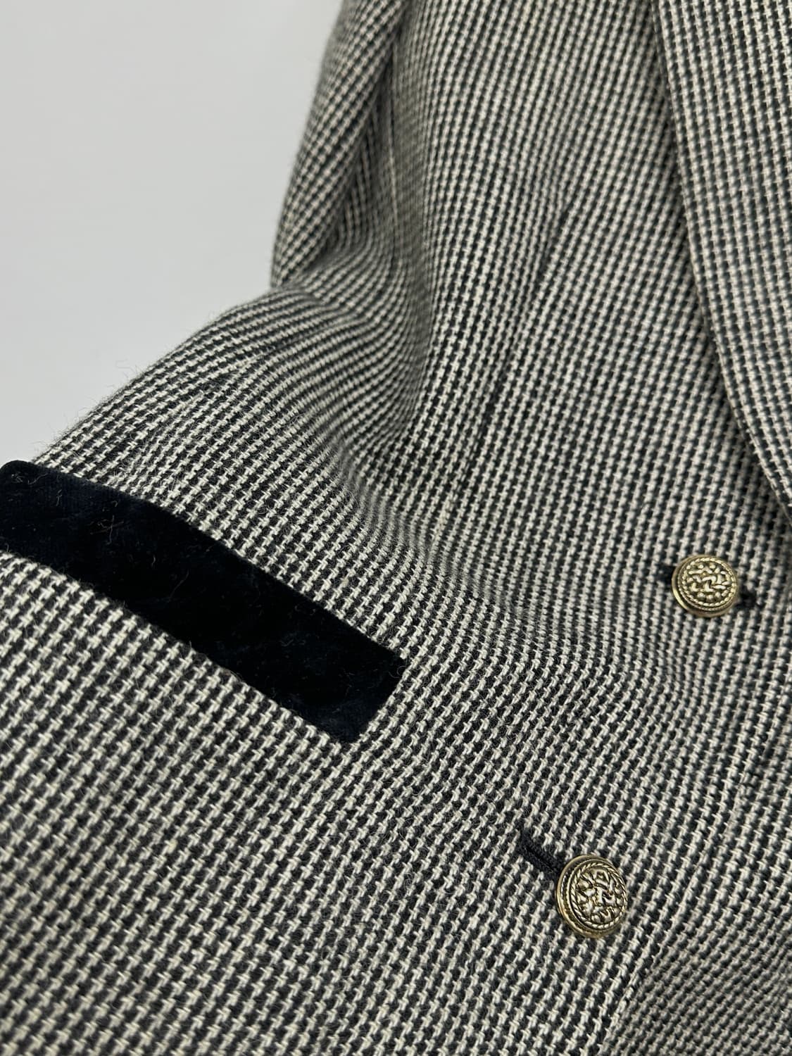 Onward 정장 자켓 벨벳 포인트 지뢰계 고스로리 공겜여주  상품이미지4