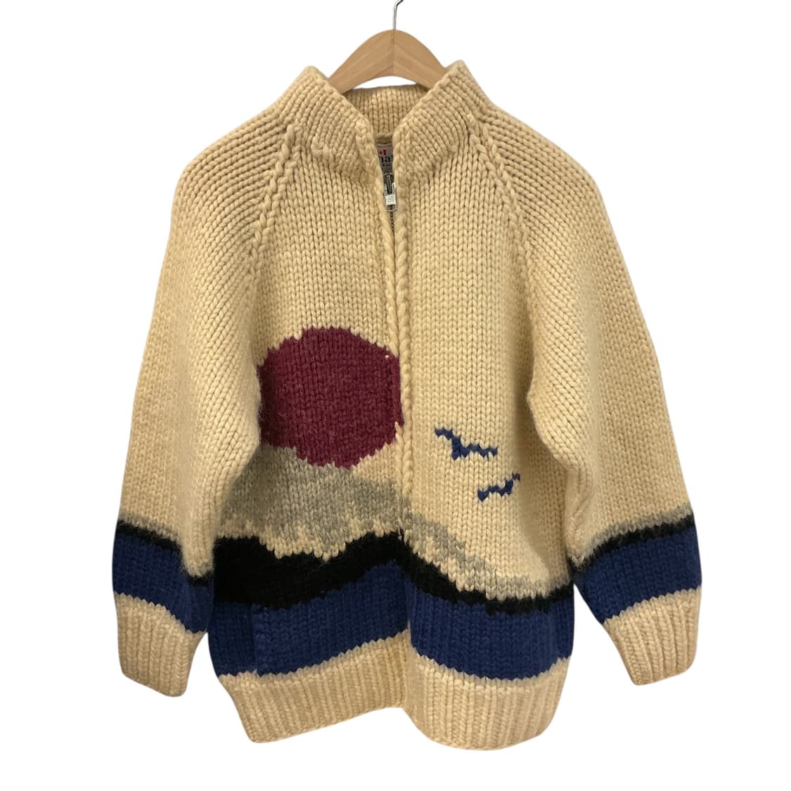 카나타 핸드니트 울 집업 상품이미지1