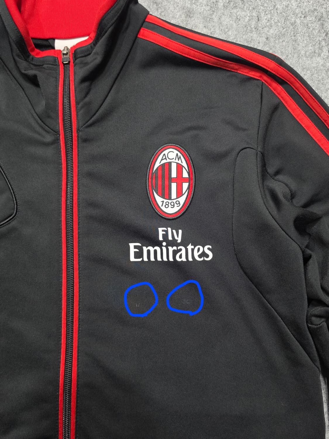 아디다스 12- 13 시즌 AC 밀란 트랙탑 져지 축구져지 95 상품이미지6