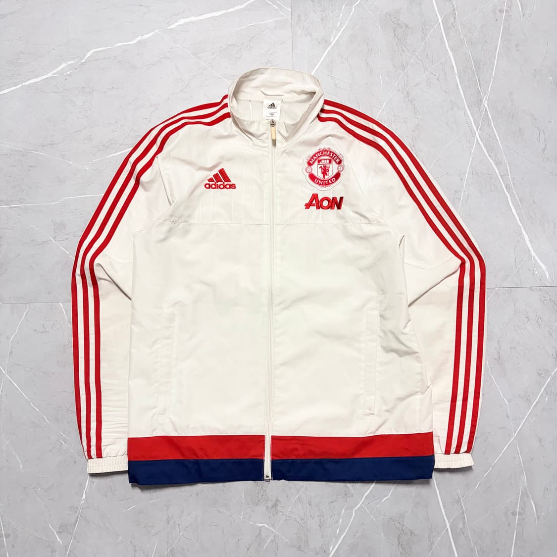 15 16 아디다스 맨유 맨체스터 유나이티드 축구팀 바람막이 L 상품이미지8