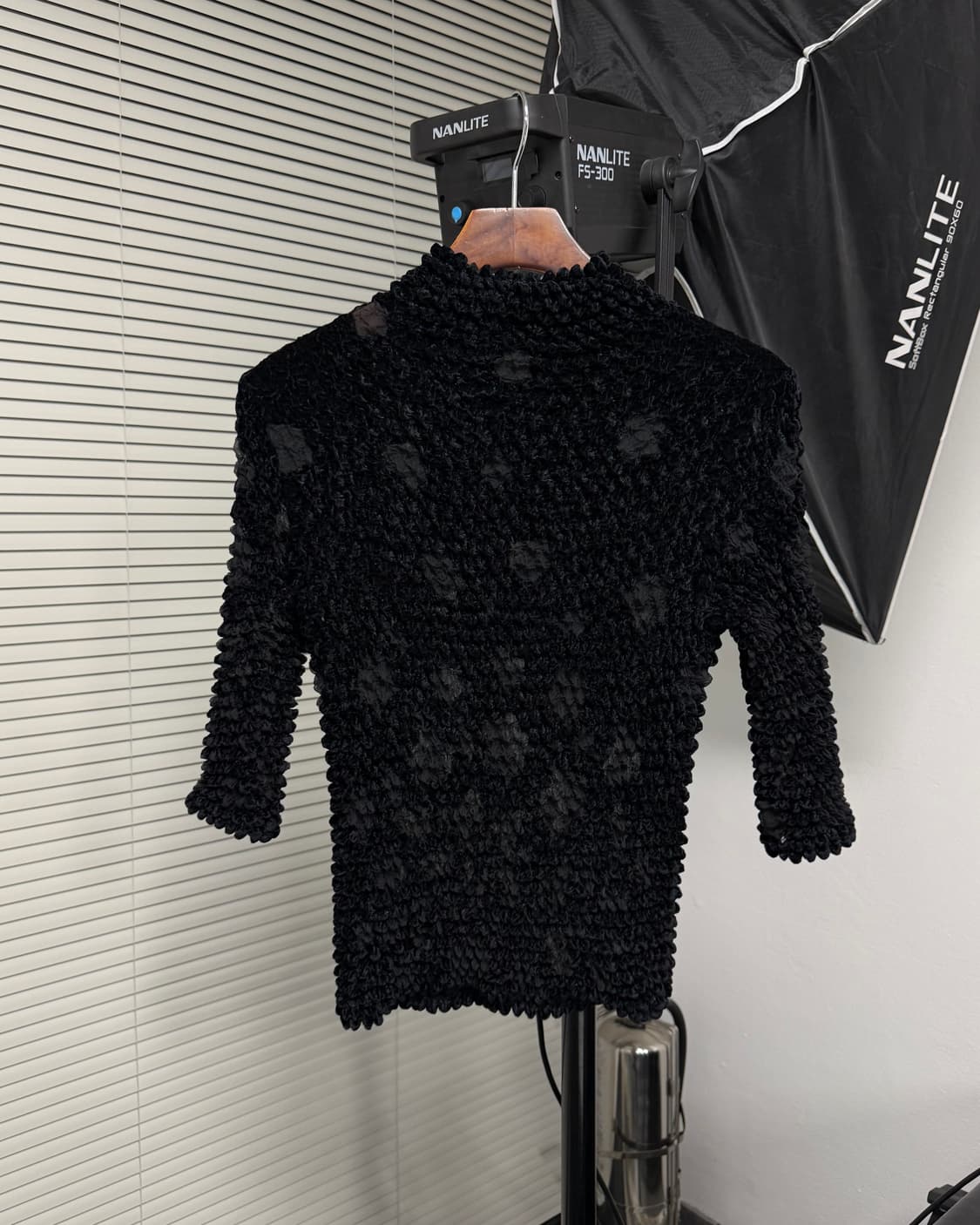 빈티지 팝콘 시어 탑 상품이미지5