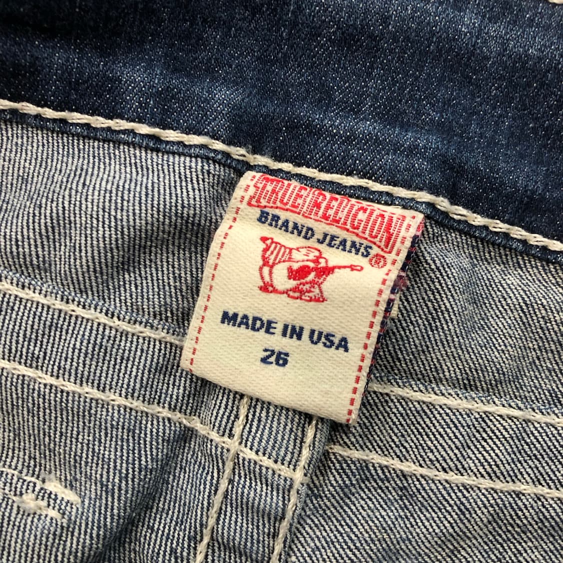 트루릴리전 스키니 워싱 데님 팬츠 상품이미지7