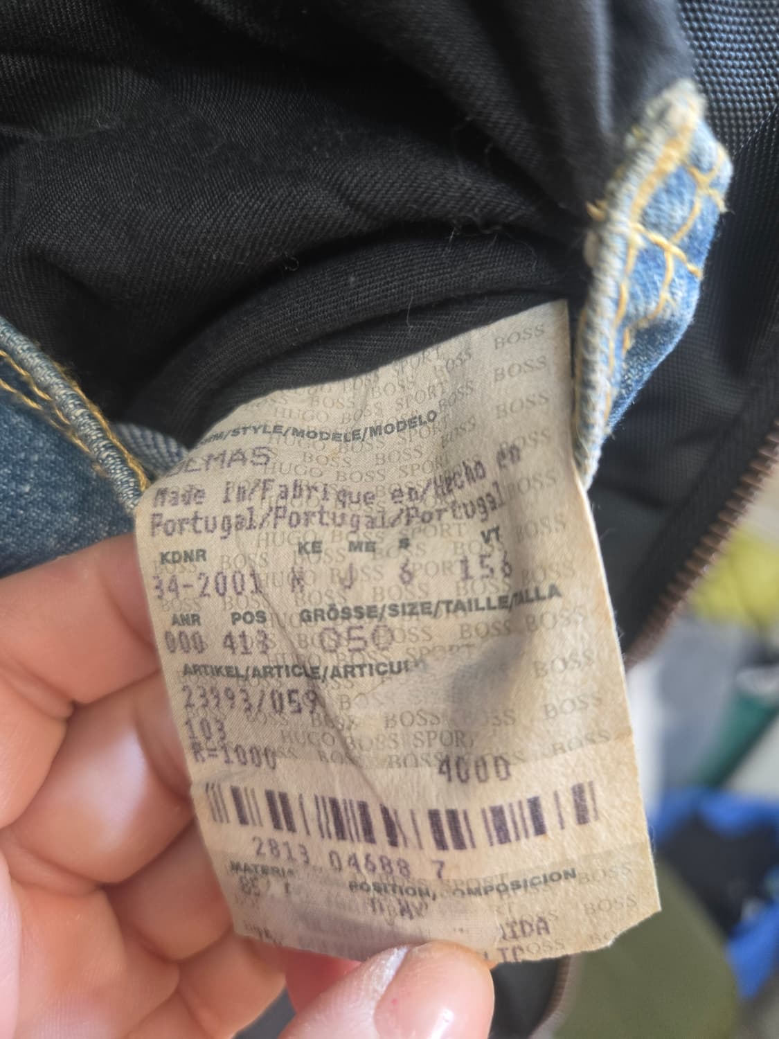 휴고보스 라이더 바이커 자켓 블랙 상품이미지5