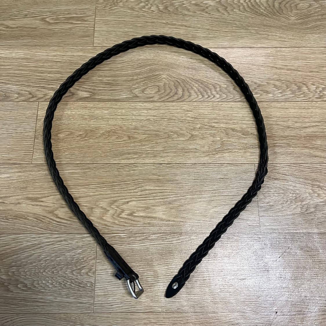 닉앤니콜 소가죽 매쉬 꽈배기 트위스트 벨트 위빙 웨빙 상품이미지3