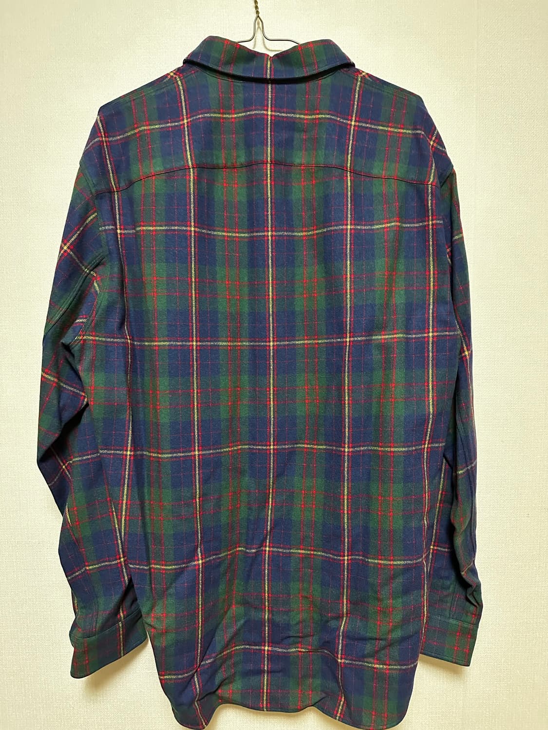 구찌 남성 플란넬 타탄 체크 셔츠 50 (새상품) 상품이미지2