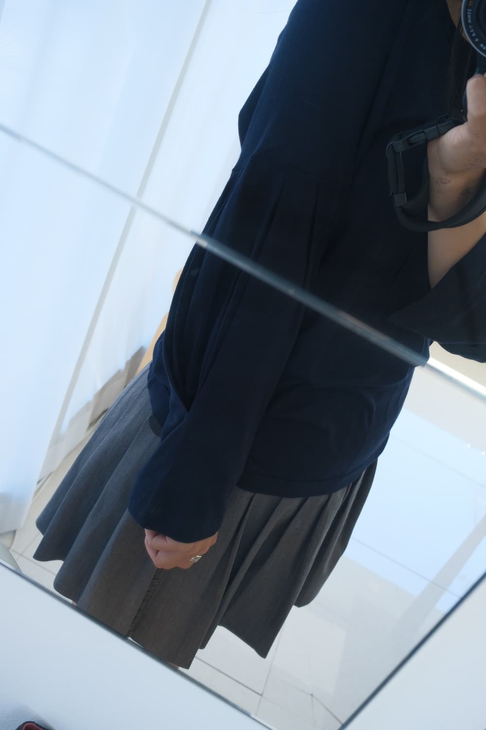Pleated sleeve top  상품이미지3