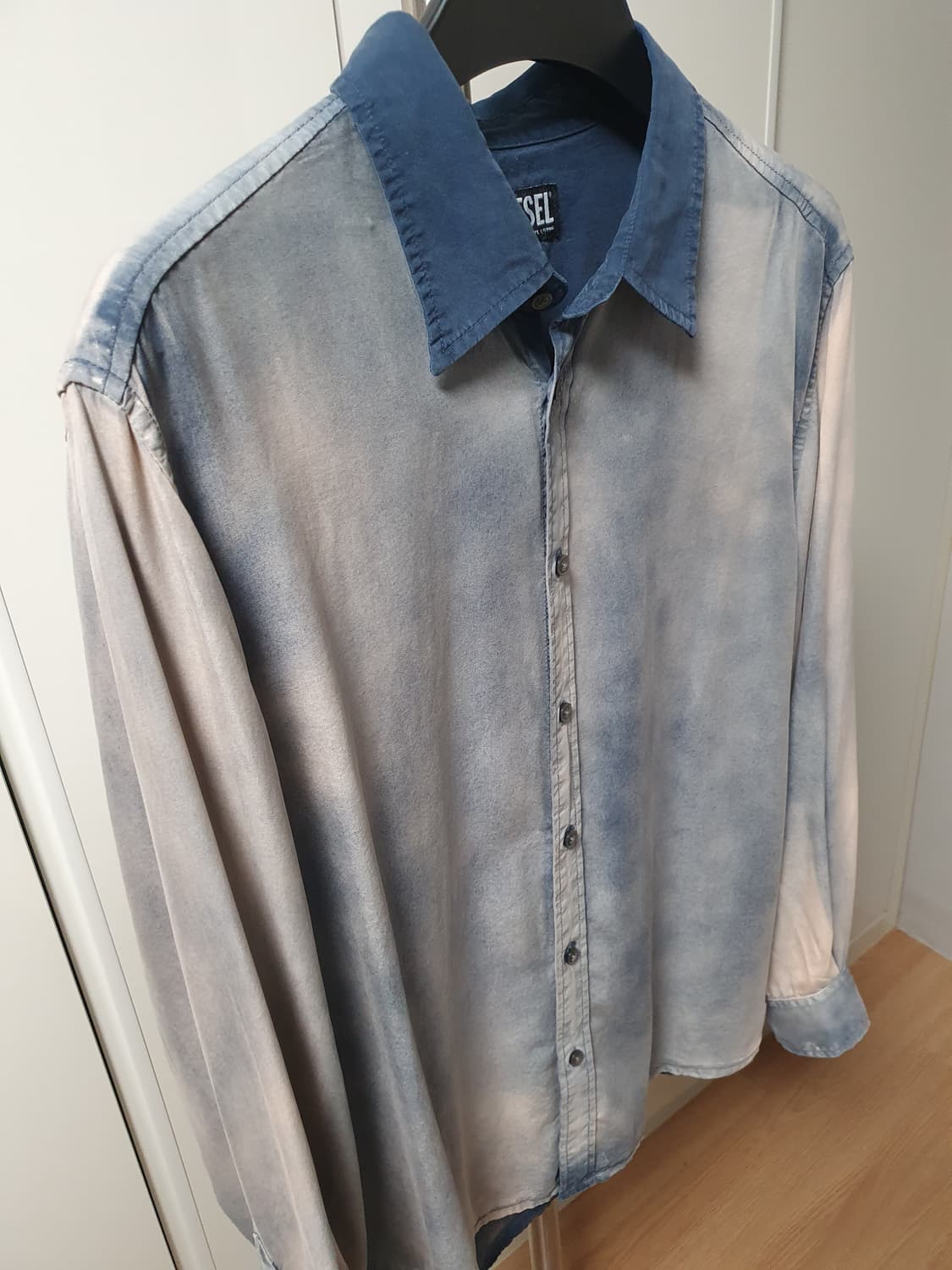 Diesel 블루 셔츠 상품이미지3