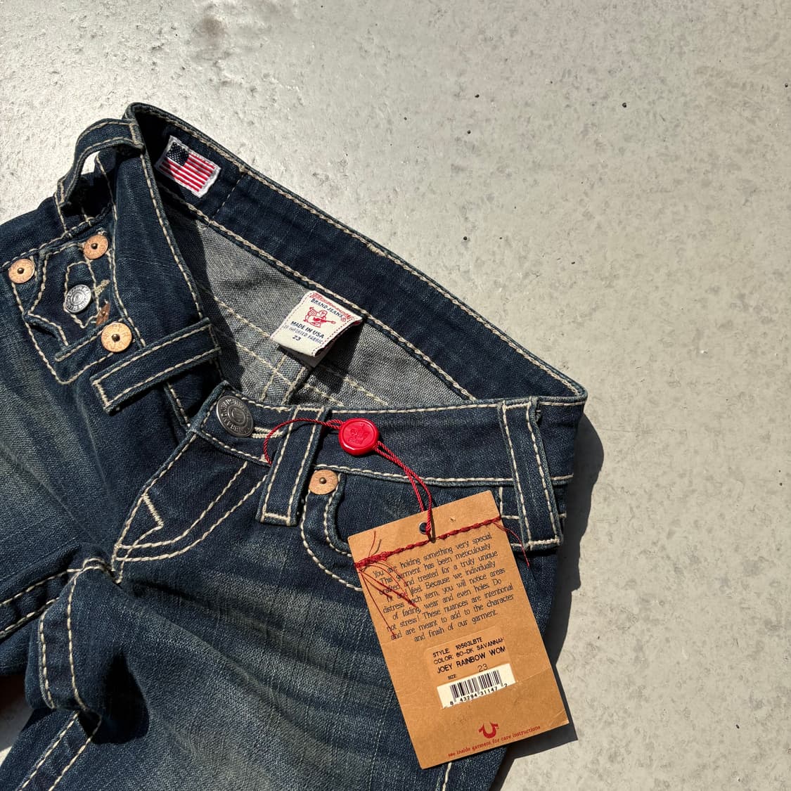 트루릴리전 조이 레인보우 플레어 핏 데님팬츠 상품이미지3