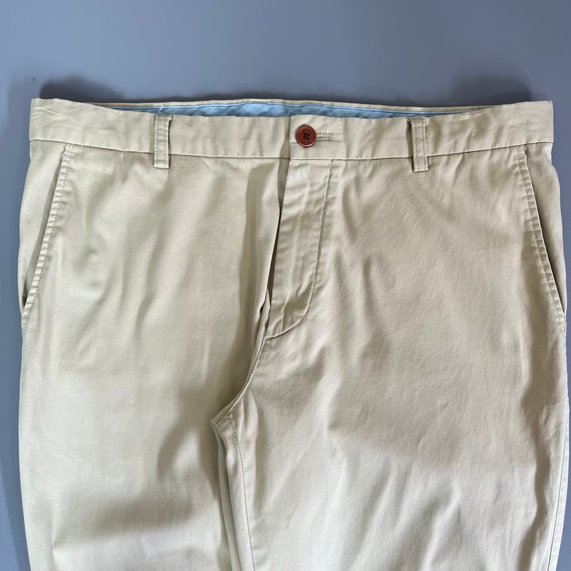 (35) 헤지스 베이지 코튼 치노 여름팬츠 상품이미지3