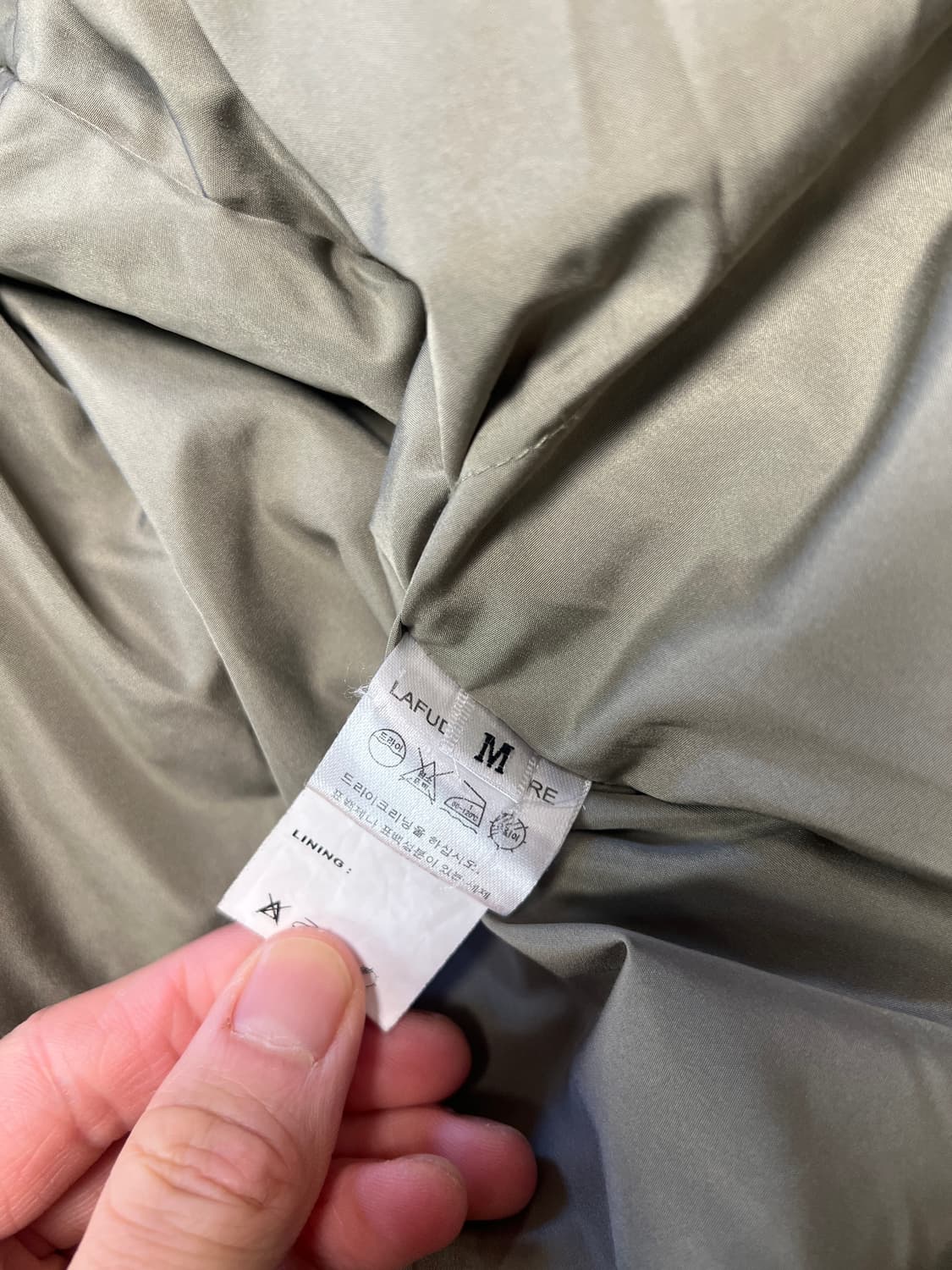 [M] 라퍼지스토어 카키 헤비 항공점퍼 상품이미지7