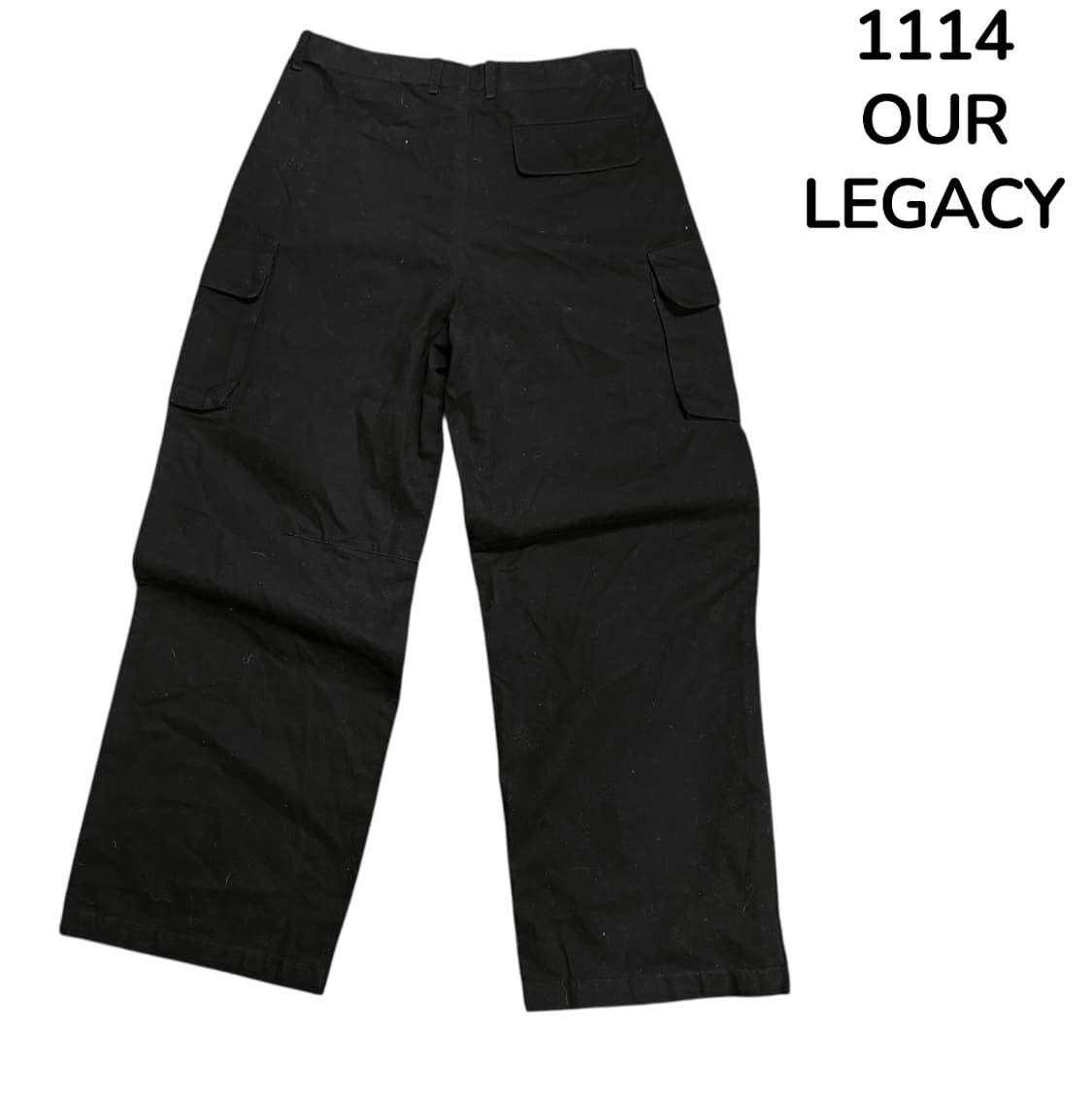 아워레가시 아카이브 흑청 데님 카고 데드스탁 청바지 48 상품이미지2