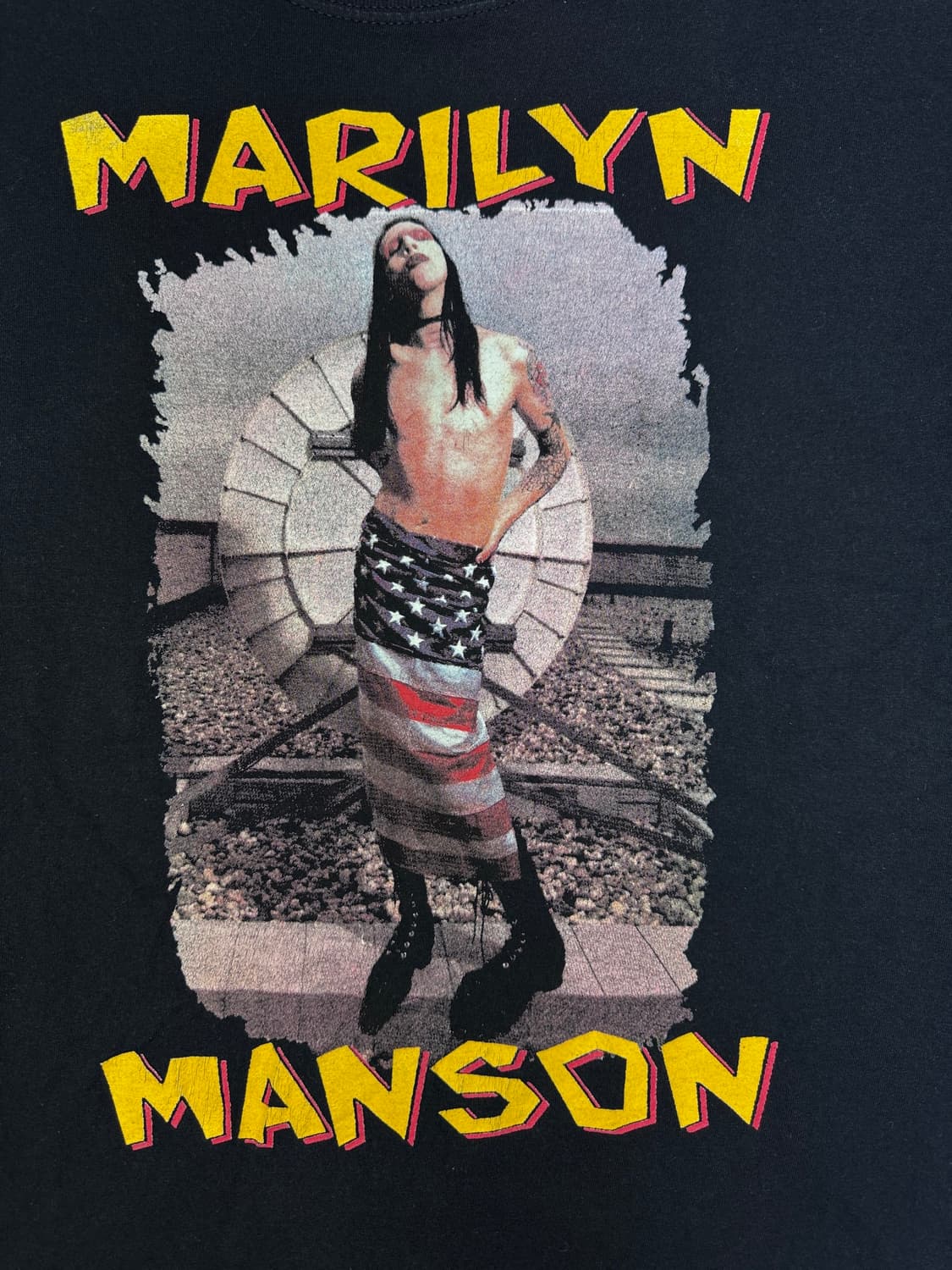 빈티지 마릴린맨슨 성조기 MARILYN MANSON USA FLAG M 상품이미지2