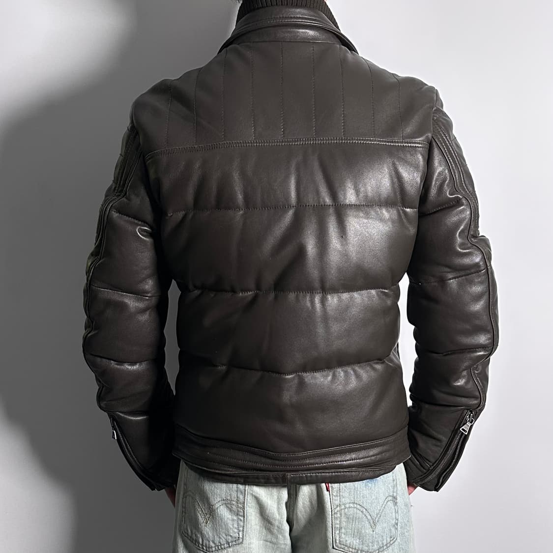 벌텍스앤코 쉽 스킨 바이커 패디드 자켓 (on.563)   상품이미지3