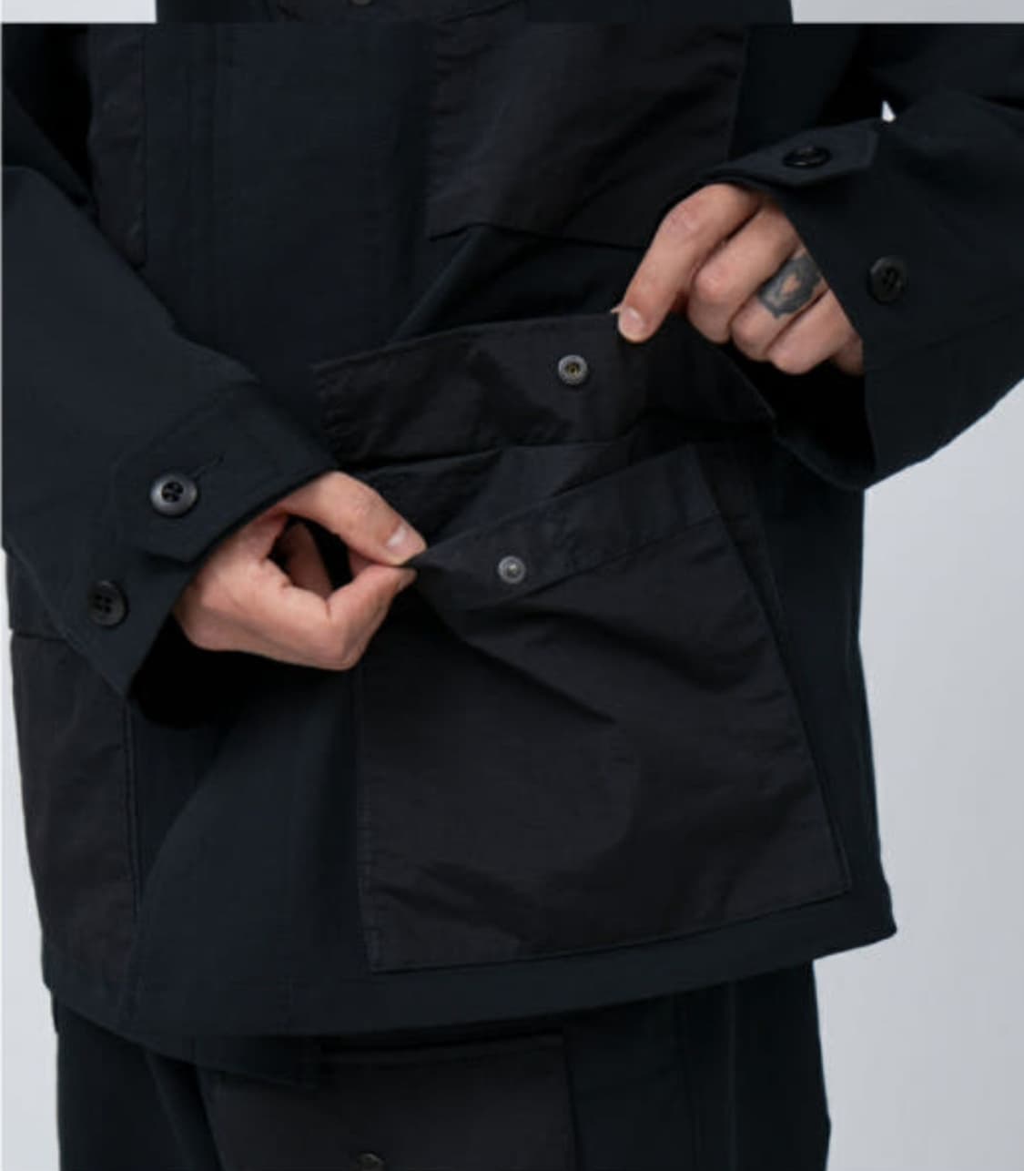 나나미카 alphadry utility jacket black Msize 상품이미지7